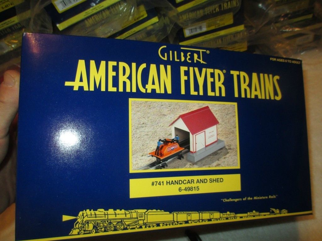 American Flyer 741 Handcar and Shed 6 49815