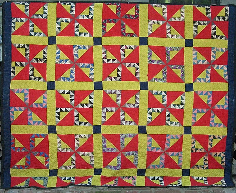 Antique 19th Century American Patchwork Quilt