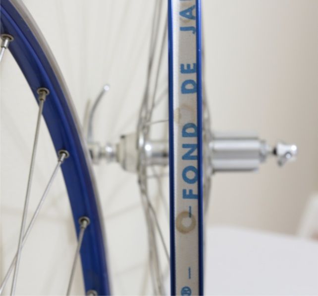 Campagnolo Record Ambrosio Excellence Team Edition Colnago Wheels Blue 