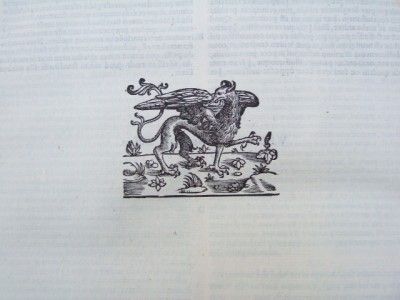 1552 RARE Aristotle Ammonius Hermiae Folio Venice Ed