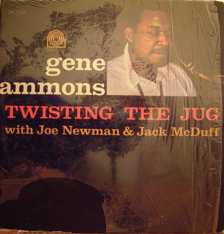 GENE AMMONS Twisting The Jug LP PRESTIGE 7238 mono VAN GELDER