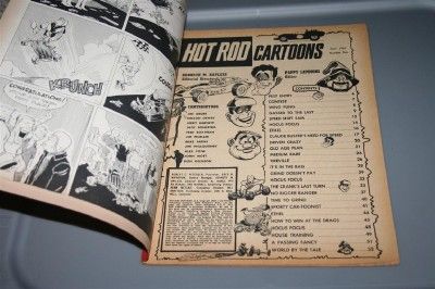 Hot Rod Cartoons July 1965 Magazine Hotrod Drag Racing Stock Car