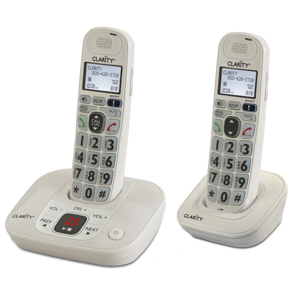 Clarity D714C Amplified Cordless Phone w/ Answering Machine 