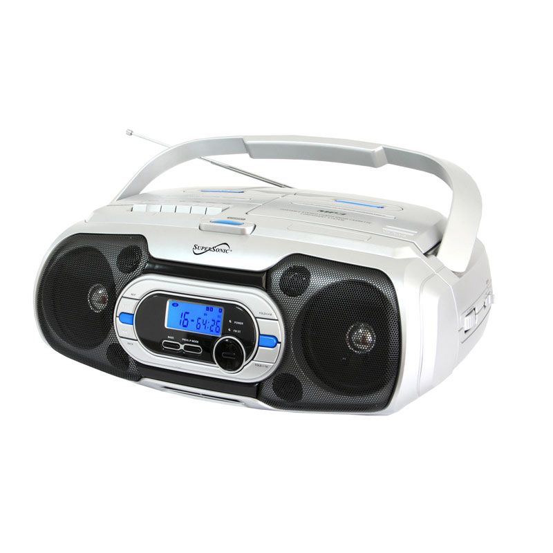   Portable  CD Player with Cassette Recorder and Am FM Radio