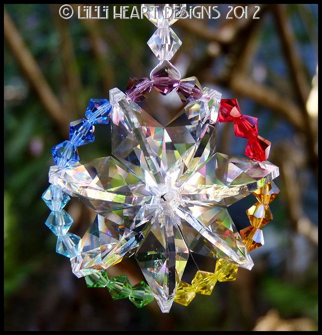 Swarovski Crystal Suncatcher Lilli Heart Designs Star of Life 