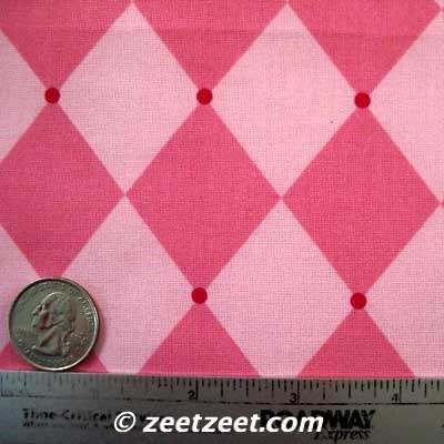 Michael Miller Jester Petal Harlequin Pink Fabric Yd