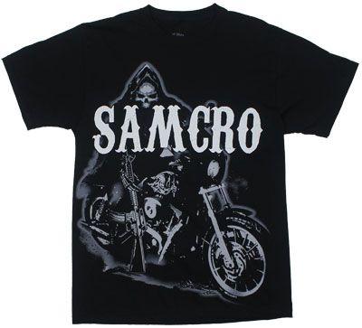 Big Bike Reaper Sons of Anarchy T Shirt