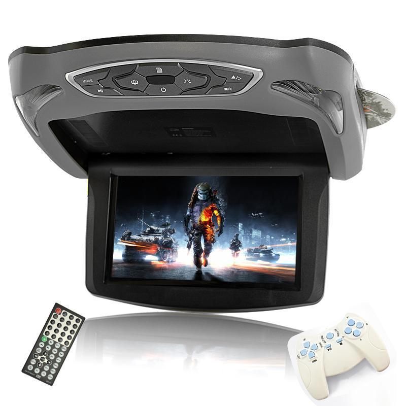   TFT LCD Roof Mount Monitor for Car w DVD USB DIVX Analog TV