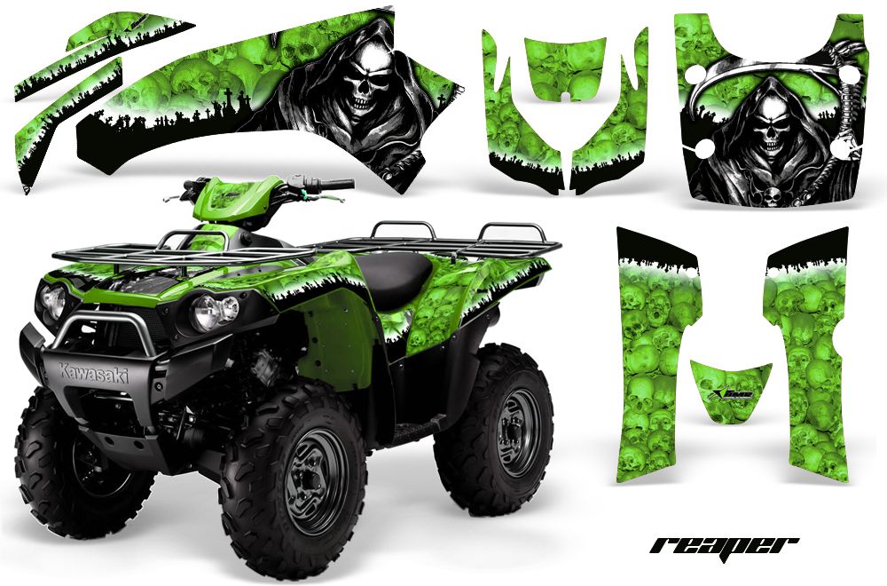 AMR Racing Kawasaki Brute Force 750 ATV Graphic Reaper