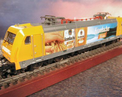 Märklin 36609 E Lok BR 185 Firma Krombacher Mit Bierglas Einmalige 