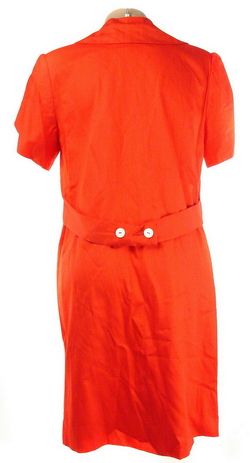 Sporty Andre Van Pier Red Shirt Dress 10 Reg $695