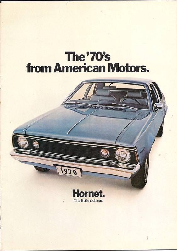 American Motors 1970 Car Sales Brochure All Models