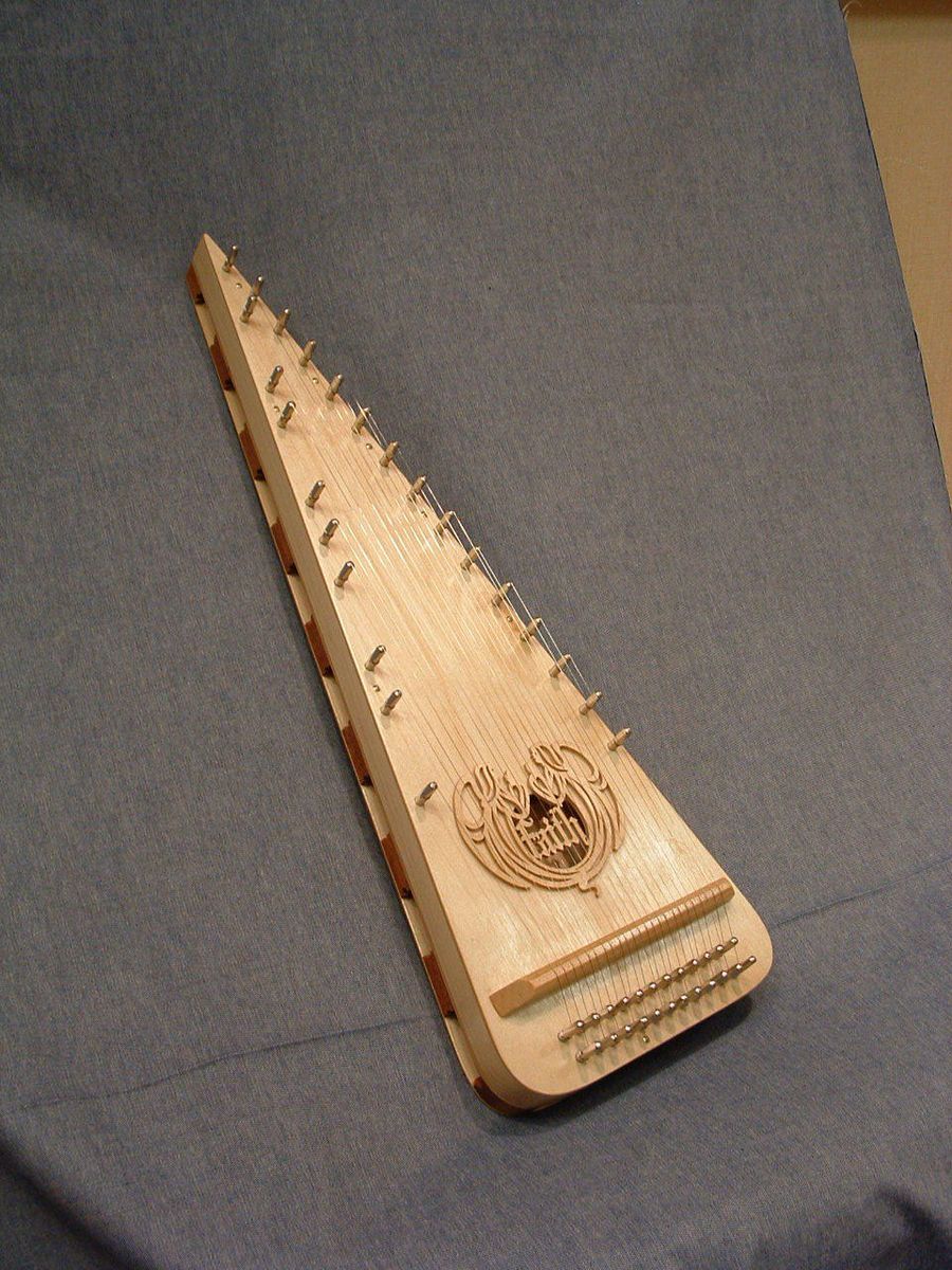 Bowed Psaltery New Handmade Double Back Angel Faith