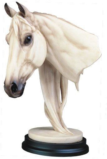 Horse Head Collectible Animal Figure Pony Statue Model