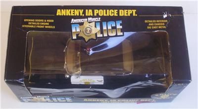 1964 Chevy Impala Ankeny IA Police Department Ertl 1 18 Le Diecast Car 