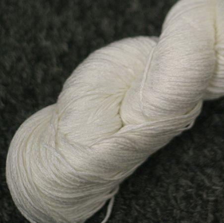 100% Bamboo Silk yarn, nothing else added. Feels like Silk. This 