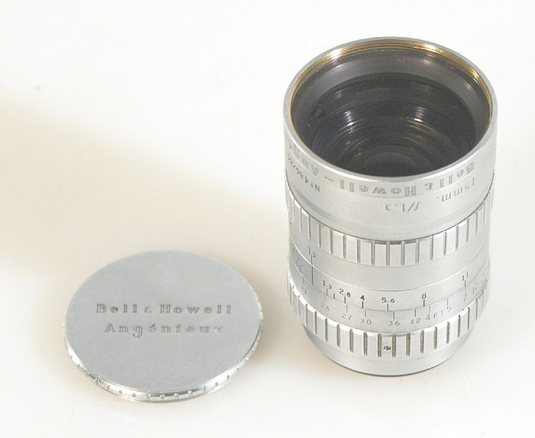 Angenieux 15mm 1 3 C Mount Micro 4 3RDS w Front Cap Lens