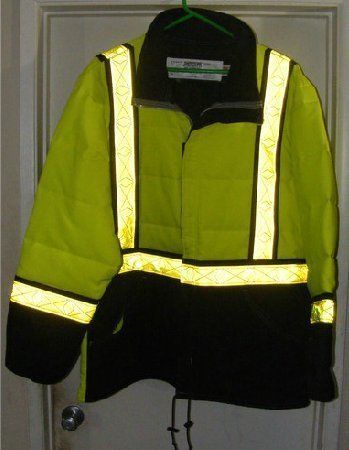 ANSI Class 3 NEW Mens Tow Jacket Big Tall 2X 3X 4X Jacket Safety Line 