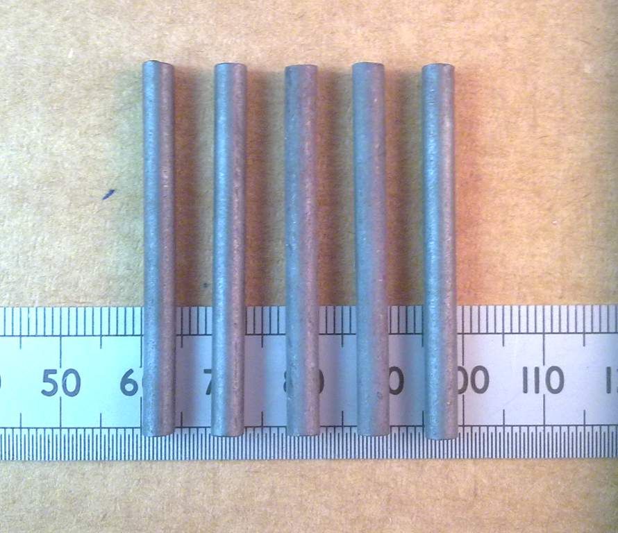 Qty 5  Mini Ferrite Rod Loopstick, 45mm Long Matchbox Radio Antenna