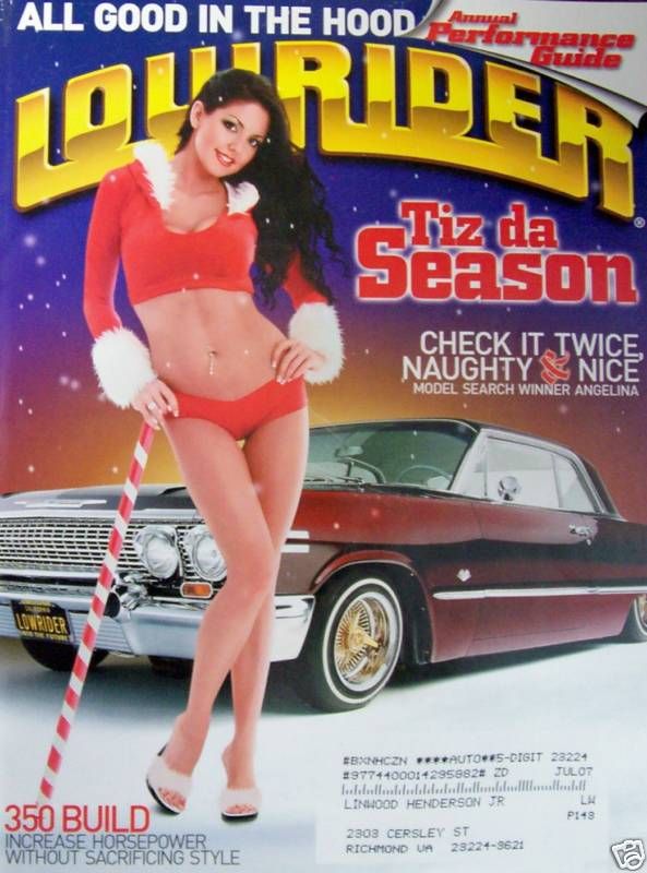 Lowrider Magazine 12 06 Angelina Zamora 350 Chrome Out Performance 