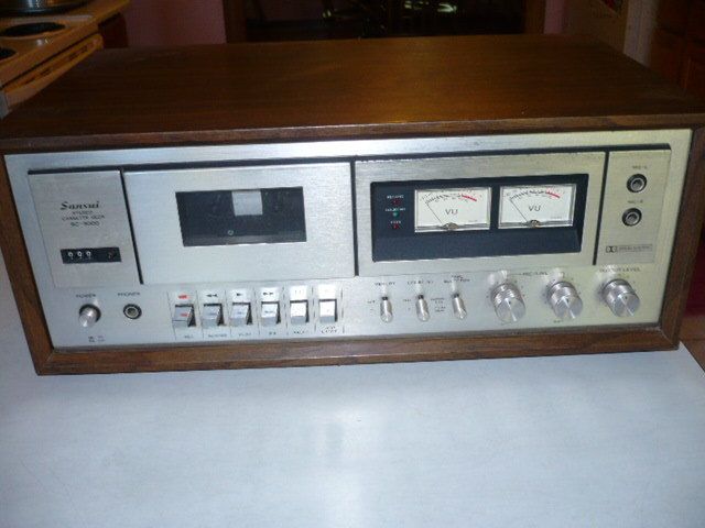 Vintage Sansui Stereo Cassette Deck Receiver