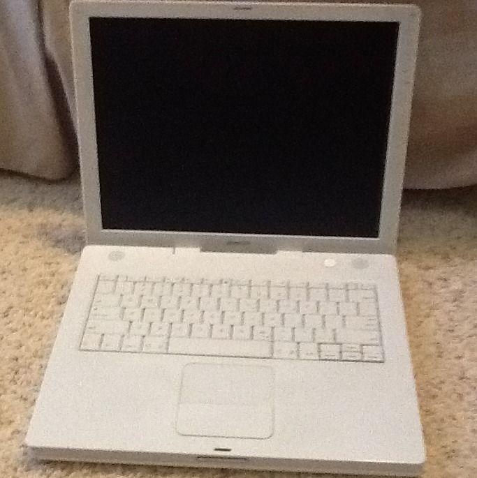 Apple iBook G4 14 1 Laptop M9848LL A July 2005 for Parts or Repair 