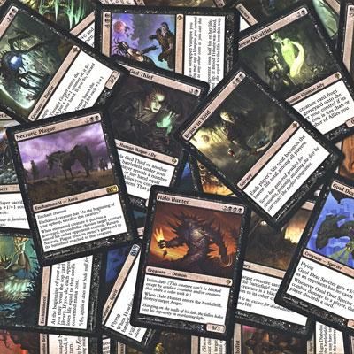 MAGIC THE GATHERING MAGIC THE GATHERING 400 BLACK CARD LOT 400BLACK 