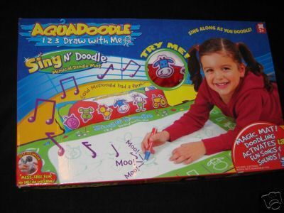 Aquadoodle Aqua Doodle Sing N N Doodle Drawing Mat Pen