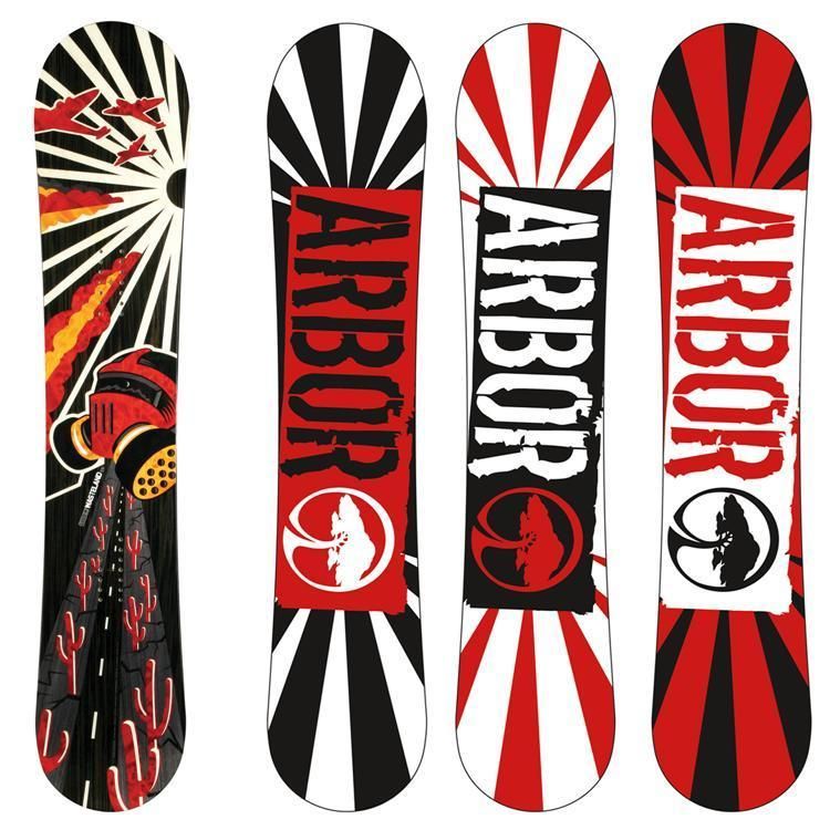 Arbor 2011 Wasteland 155cm Snowboard Wide