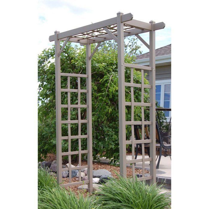 elmwood pergola arbor mocha made in the usa this pergola arbor is easy 