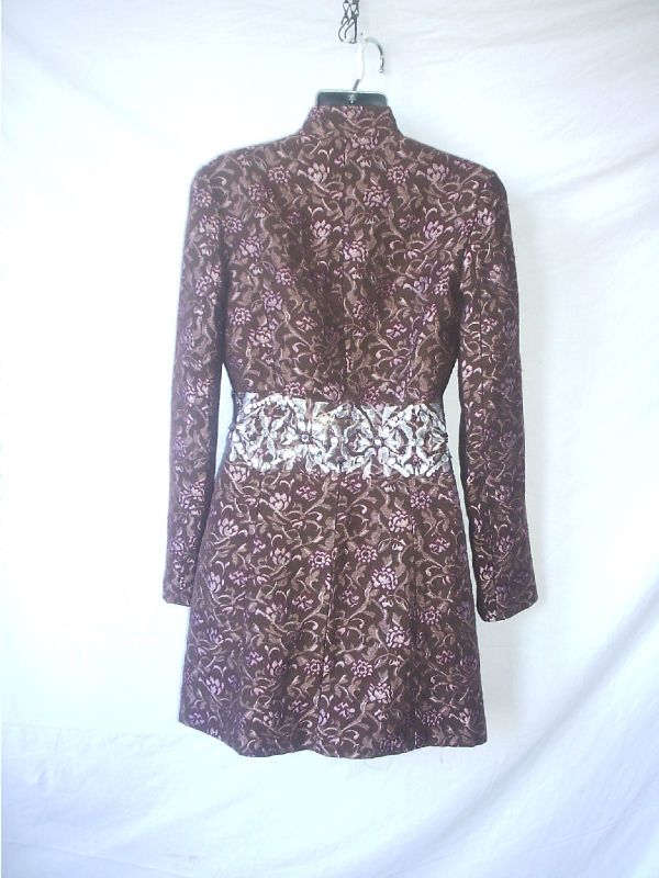 arden b jacquard brocade coat jacket s nwt