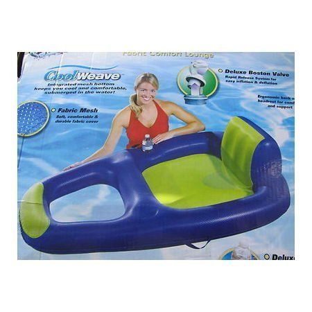 Aqua Leisure Recliner Fabric Comfort Lounge Outdoor Pool Fun Floats 