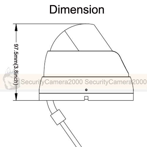 CCTV Network IP Megapixel HD 720P Indoor IR Dome Camera