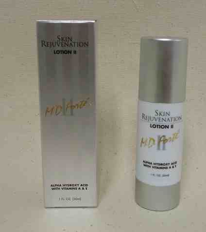 MD Forte Skin Rejuvenation Lotion II with Alpha Hydroxy and Vitamins A 