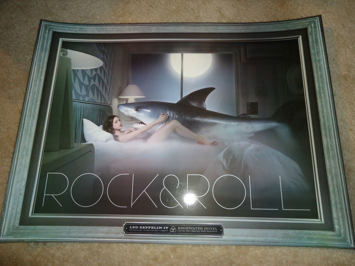   Zeppelin Rose McGowan London 7 8 69 40th Anniversary Poster Kii Arens