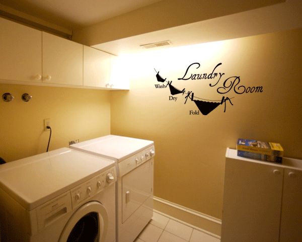 Laundry Room   Vinyl Wall Art Decals Quotes Home Decor