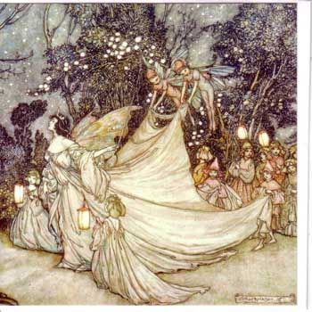 Arthur Rackham Greeting Cards Wedding Procession Oberon