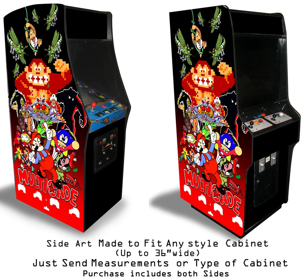 Multicade Jamma Arcade Mame Side Art Sideart Bothsidesm