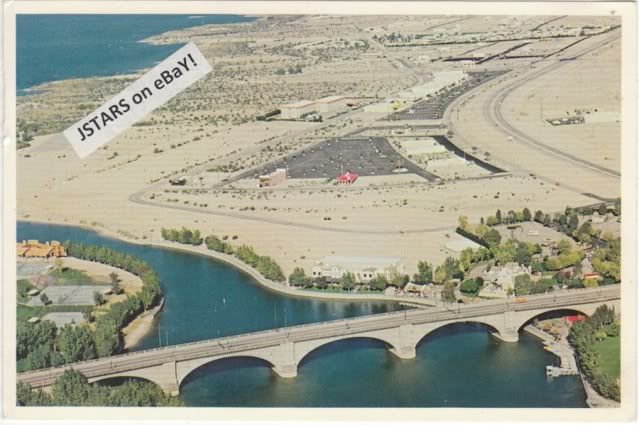 city az bird s eye view and london bridge postcard