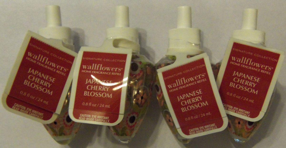 Bath and Body Works Japanese Cherry Blossom Wallflowers X4 NEW