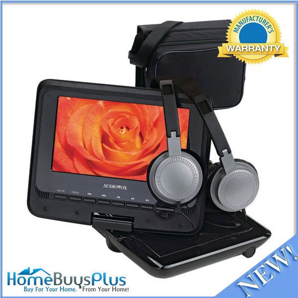 Audiovox DS7321 PK 7 Swivel Portable DVD Player Kit