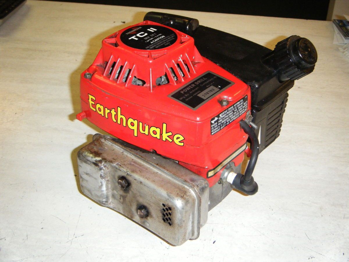 Tecumseh Earthquake Auger Power Drill Engine Motor Powerhead 49cc On