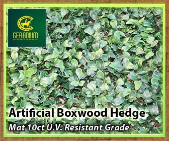 Artificial Boxwood Hedge Mat UV Grade 40 Mats