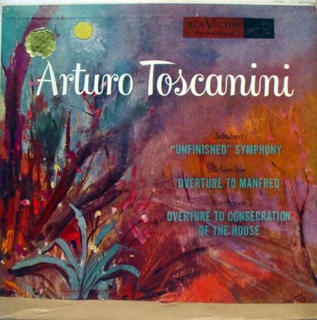 ARTURO TOSCANINI schubert schumann beethoven LP VG+ LM 9022 Vinyl 