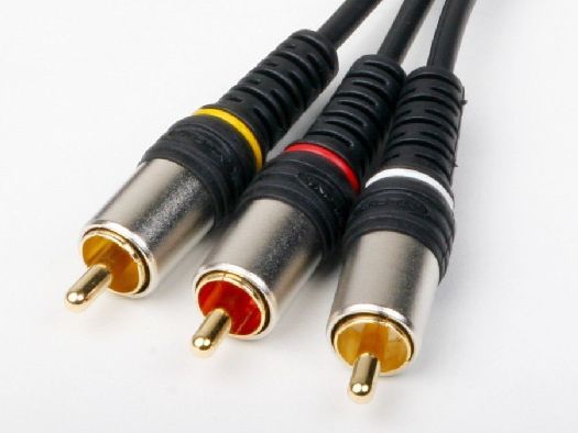 1m 3ft atlona composite stereo audio video 3 rca cable