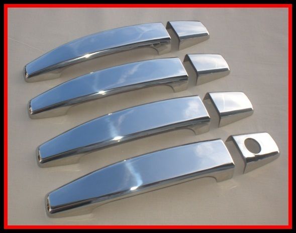 VAUXHALL OPEL ASTRA J ANTARA INSIGNIA CHROME DOOR HANDLE COVERS STEEL 