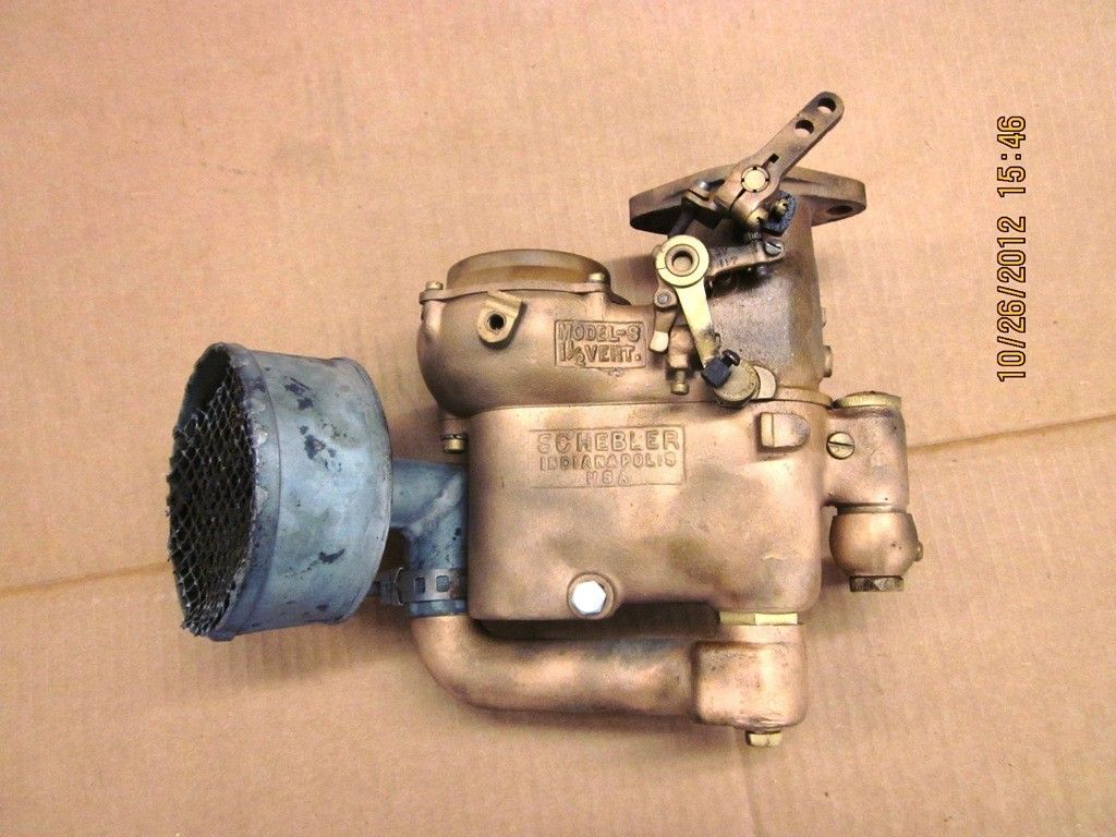 Vintage Auto Schebler Brass Carburetor 