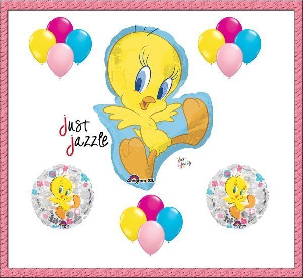   Looney Tunes Flower Birthday Party Baby Shower Balloon Set Supplies