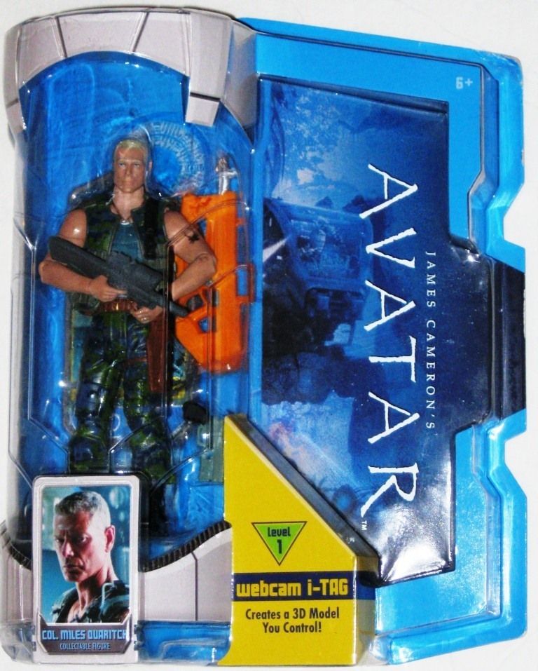 Avatar Movie Col. Miles Quaritch 6 Figure   NEW