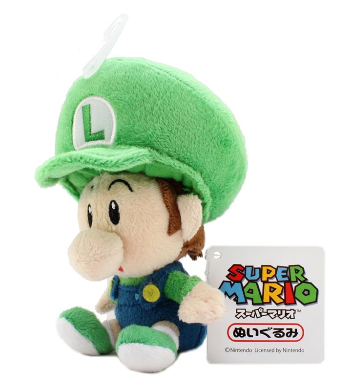 Nintendo Super Mario 5 Plush Sanei Doll Baby Luigi